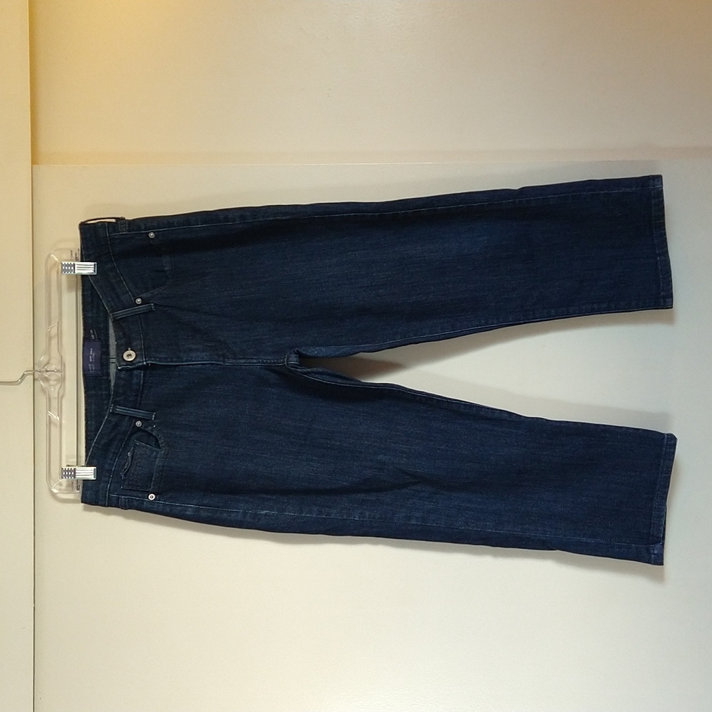 Levi's demi curve classic cropped straight mid rise size 12
